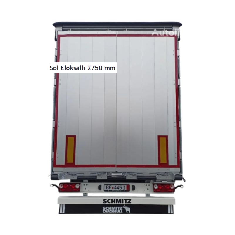 SCHMITZ Arka Kapı Sol Eloksallı 2750 mm - 1357191