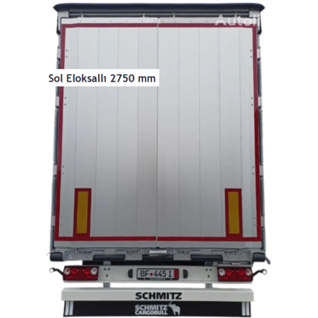 SCHMITZ Arka Kapı Sol Eloksallı 2750 mm - 1357191