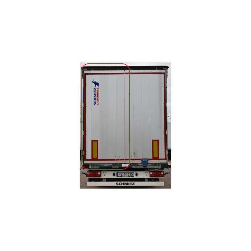 SCHMITZ Arka Kapı Sol Eloksallı 2750 mm - 1357191