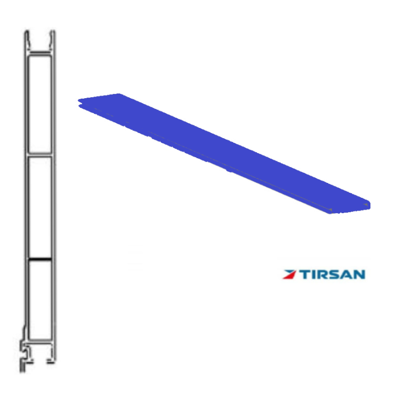 Tırsan Alüminyum Alt Eski Model Profil 3085 (MG) Lacivert 2.Kalite - AT-PR02333