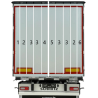 SCHMITZ Eloksallı Arka Kapı Sol Orta  Profil 290 x 3091 Boy  (4 No) -1382294