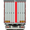 SCHMITZ Eloksallı Arka Kapı Sağ Orta  Profil 250 x 3091 Boy  (5 No) -1382295