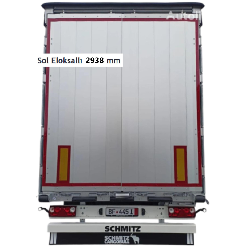 SCHMITZ Dorse Arka Kapı Alüminyum Sol 4 Menteşeli  2938 mm- 1048504