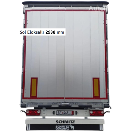 SCHMITZ Dorse Arka Kapı Alüminyum Sol 4 Menteşeli  2938 mm- 1048504