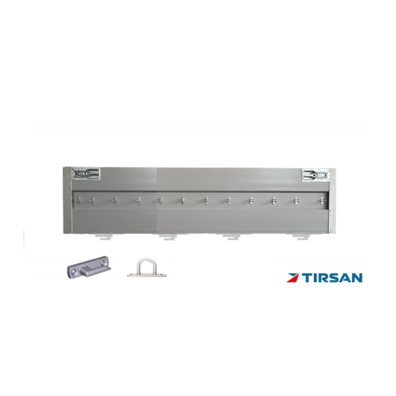 Tırsan Aluminyum Kapak Gagalı Kanca Eloksal 600 x 2515 mm -KG05339