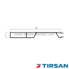 TIRSAN Alüminyum 4 Kapaklı Profil