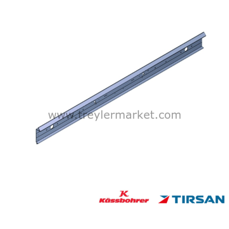 Tırsan Arka Aydınlatma Profil Sacı Açık Kasa Boyalı  -BK05000