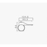 ASPÖCK SUPERPOINT III LED Sağ Boynuz Lambası 1.5 Met