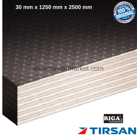 TIRSAN Plywood Tır Taban Tahtası 30 x 1250 x 2500 mm