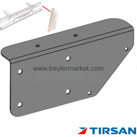 Tırsan Boynuz Lamba Bağlantı Braketi Sağ -BK00982