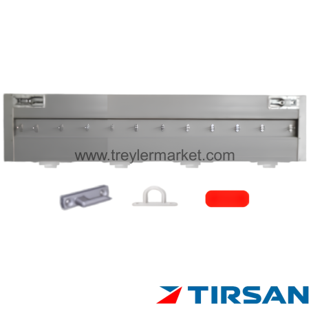 Tırsan Aluminyum Kapak 4 Kapaklı Kırmızı Yeni Model Araç -AT-KG01286/K