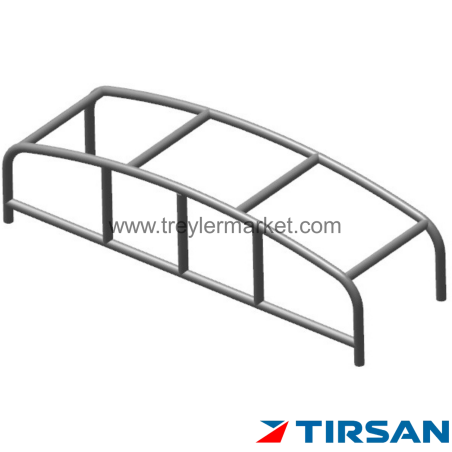 Tırsan Sac Ön Panel Branda Yeri Açık Kasa  -KN01057