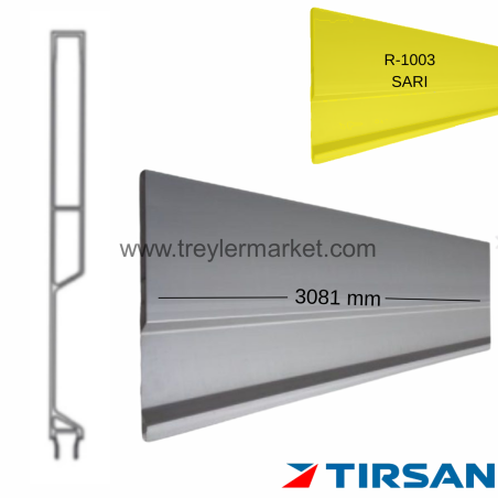Tırsan Alüminyum Üst Profil 3081 (036) Sarı 2.Kalite -AT-PR02258