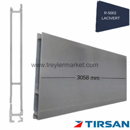 Tırsan Alüminyum Alt Eski Model Profil 3085 (MG) Lacivert 2.Kalite - AT-PR02333