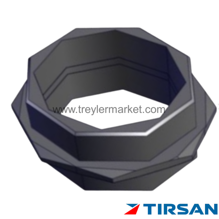 Tırsan Tanker Nipel Duble 3 Pirinc Ag Ms 58P -NP00072