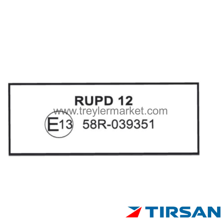 Tırsan Tampon Etiket Tip R58.3-ET05023