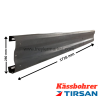 TIRSAN Bisikletlik Korkuluk Sac 1716 x280 mm