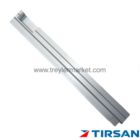 Tırsan Alüminyum Kapak Kilit Profil Sağ 610 mm Yeni Model Beyaz  -AK07612