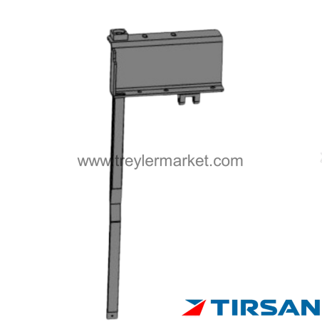 Tırsan Hibrit Catı Ray Köşe Ayak  163-500+200 Sağ -CT05131