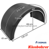 Tırsan Domar Dorse Çamurluk Yarım DK1680 -CA00095