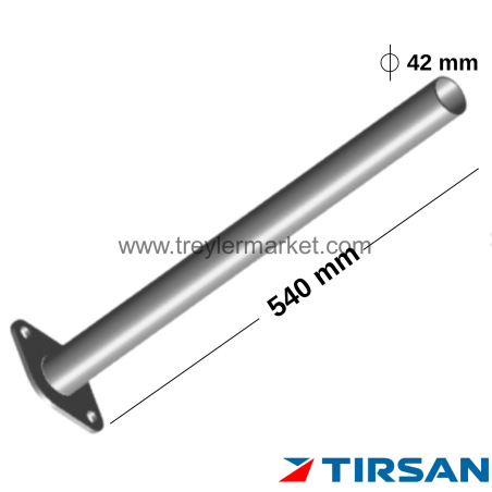 Çamurluk Borusu  TIRSAN  540 MM Boy