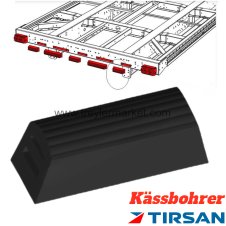 Tırsan Rampa Dayama Takozu 180 mm, tırsan rampa dayama takozu, tırsan rampa dayama, dayama takozu, 180 mm, tırsan dayama takozu
