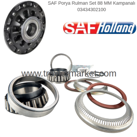 SAF KAMPANALI PORYA RULMAN SET 88 MM 03434302100