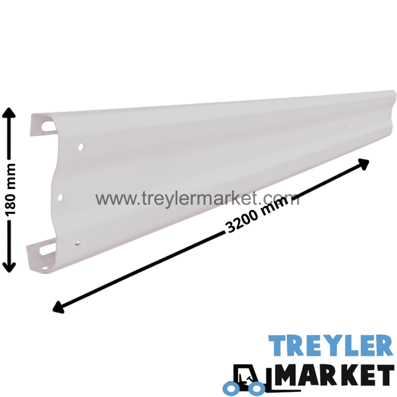 Tırsan Bisikletlik Korkuluk Boyalı 3230 x 180 mm
