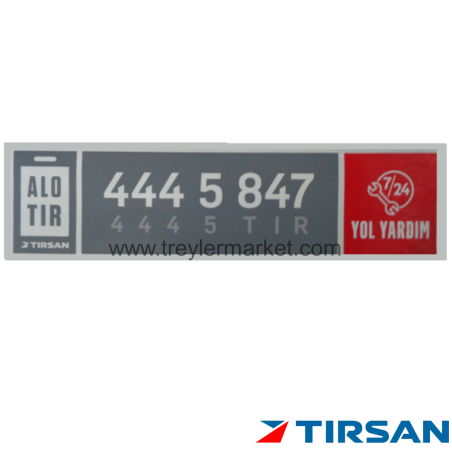 TIRSAN Alo 444 Tır Etiket