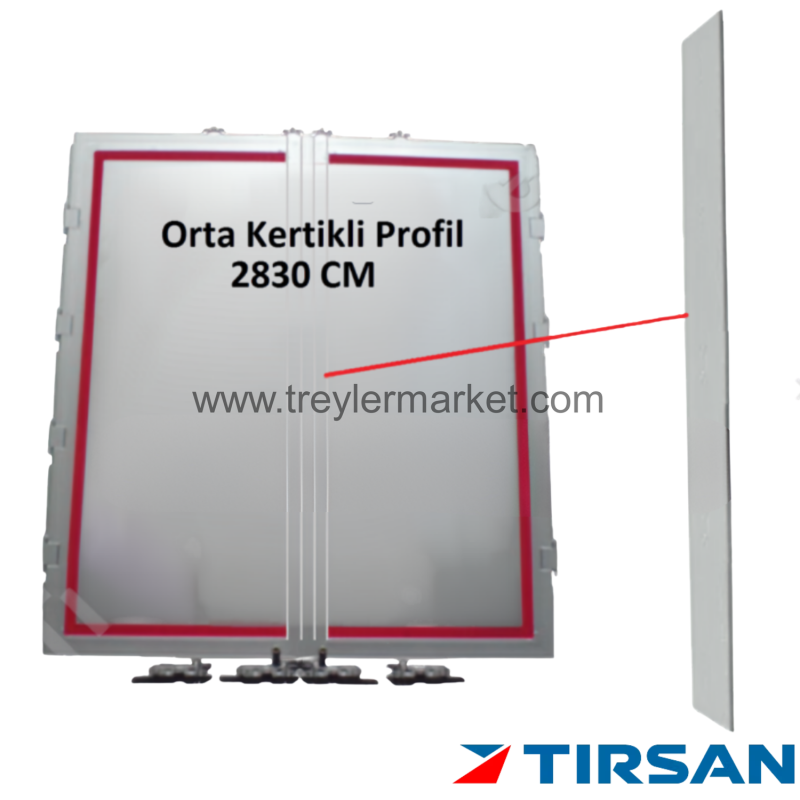 Bordoor Tırsan Arka Kapı Sağ İç Profil Tırnaklı 11 cm -BR-AL00101