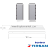 Bordoor Tırsan Arka Kapı Sol Üst-Sağ Alt Profili -BR-3034812820