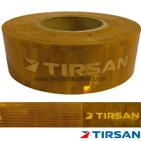 Tırsan Şerit Reflektör Tırsan Logolu Sarı 1 metre -ET01152