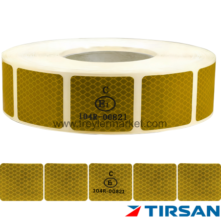 Tırsan Şerit Reflektör Kesik Sarı 1 metre -RE00021