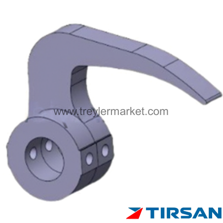 Tırsan Kapı Üst Gaga İç Sol Uzun 12 mm ST52  KI00105