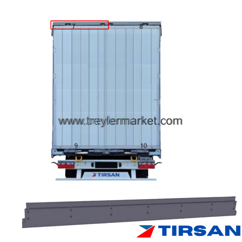 Tırsan Kapı Üst Kpm. Profili Sol -AK05053
