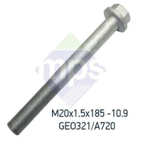 Dingil Axle M20x1.5x150 BUGİ KOL CİVATASI FLANŞLI TIRTILLI 10.9 × 4