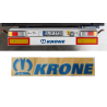 KRONE Tampon Etiket Mavi 3D Kabartmalı 