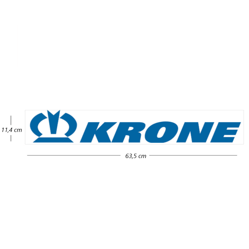 KRONE Tampon Etiket 
