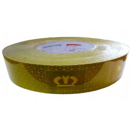 Şerit Reflektör 1 Metre KRONE Logolu Sarı