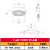 ASPÖCK FLATPOINT II LED Yan Park Lambası 1.5 Metre