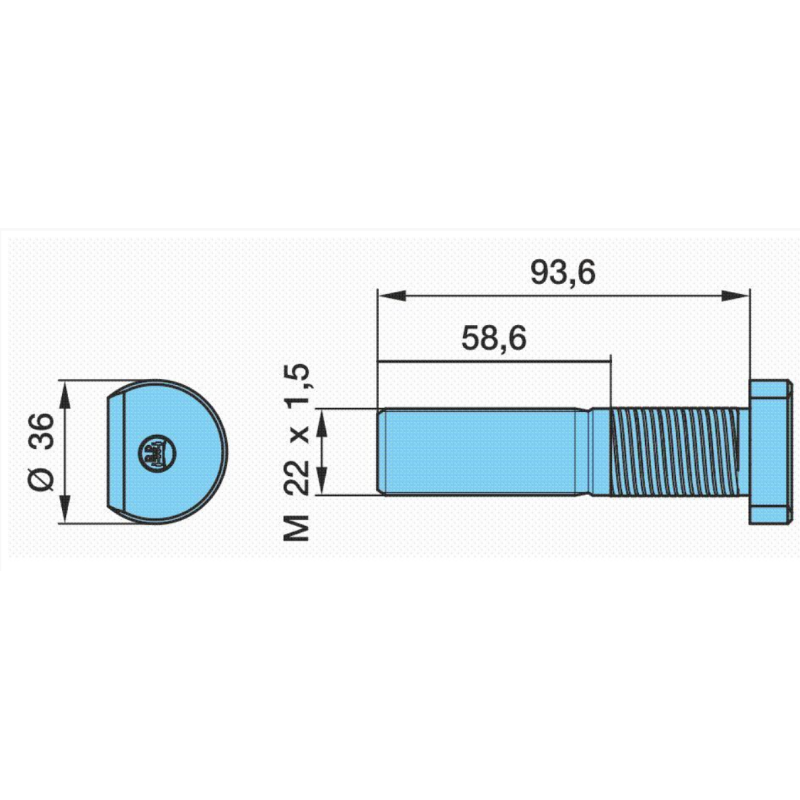BPW 03.296.33.21 BİJON TEK TEKER ECO-P