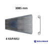 KOLUMAN Alüminyum 4 Kapaklı Profil Boy 3085 mm Orta
