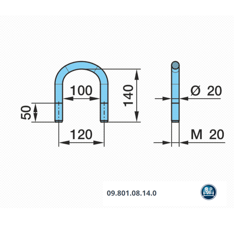 BPW 09.801.08.14.0 Air ECO Compact Makas Bağlantı