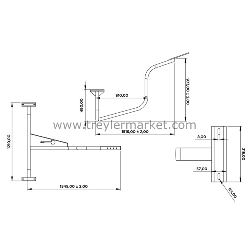 Dorse Stepne Taşıyıcı  Treyler Krone Tipi