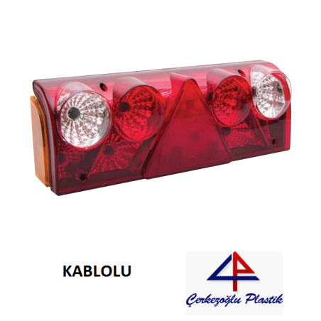 ASPÖCK Tipi Dorse Stop Lambası Sol Kablolu 