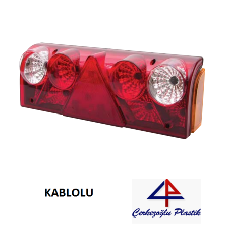 ASPÖCK Tipi Dorse Stop Lambası Sağ Kablolu 