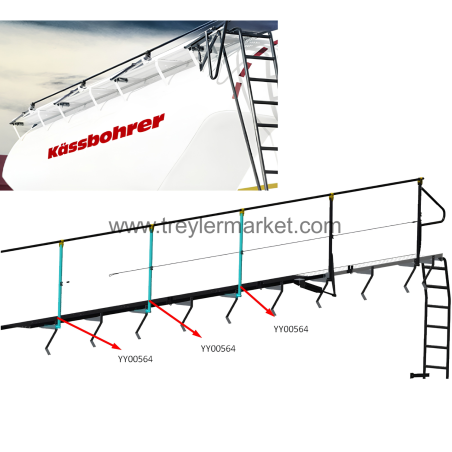 Tırsan Korkuluk Komple Alüminyum -YY00564
