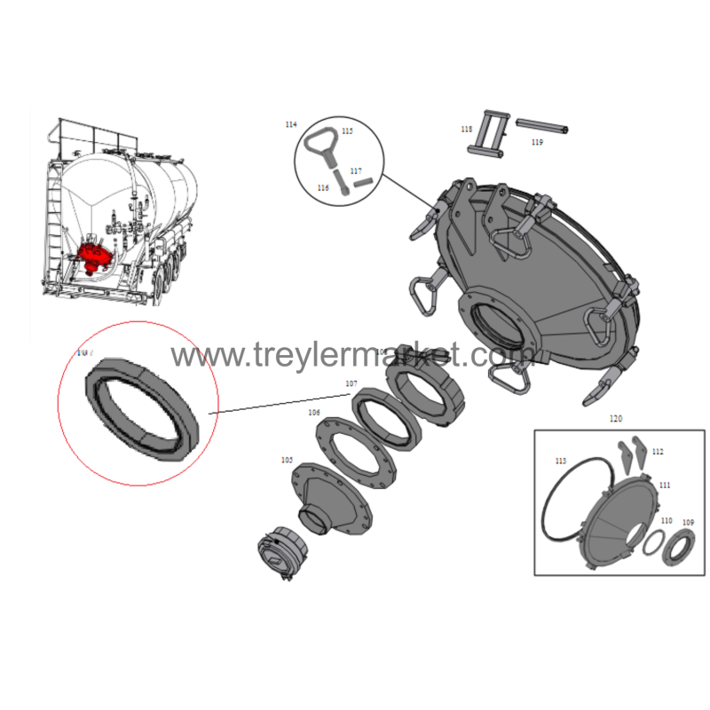 TIRSAN TANKER FLANS 260X30-3.3535