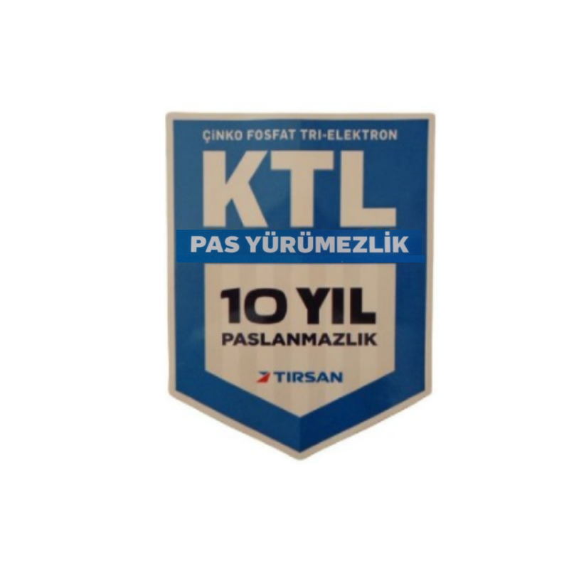 Tırsan Ktl Pas Yürümezlik Etiketi-ET02207