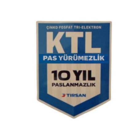 Tırsan Ktl Pas Yürümezlik Etiketi-ET02207